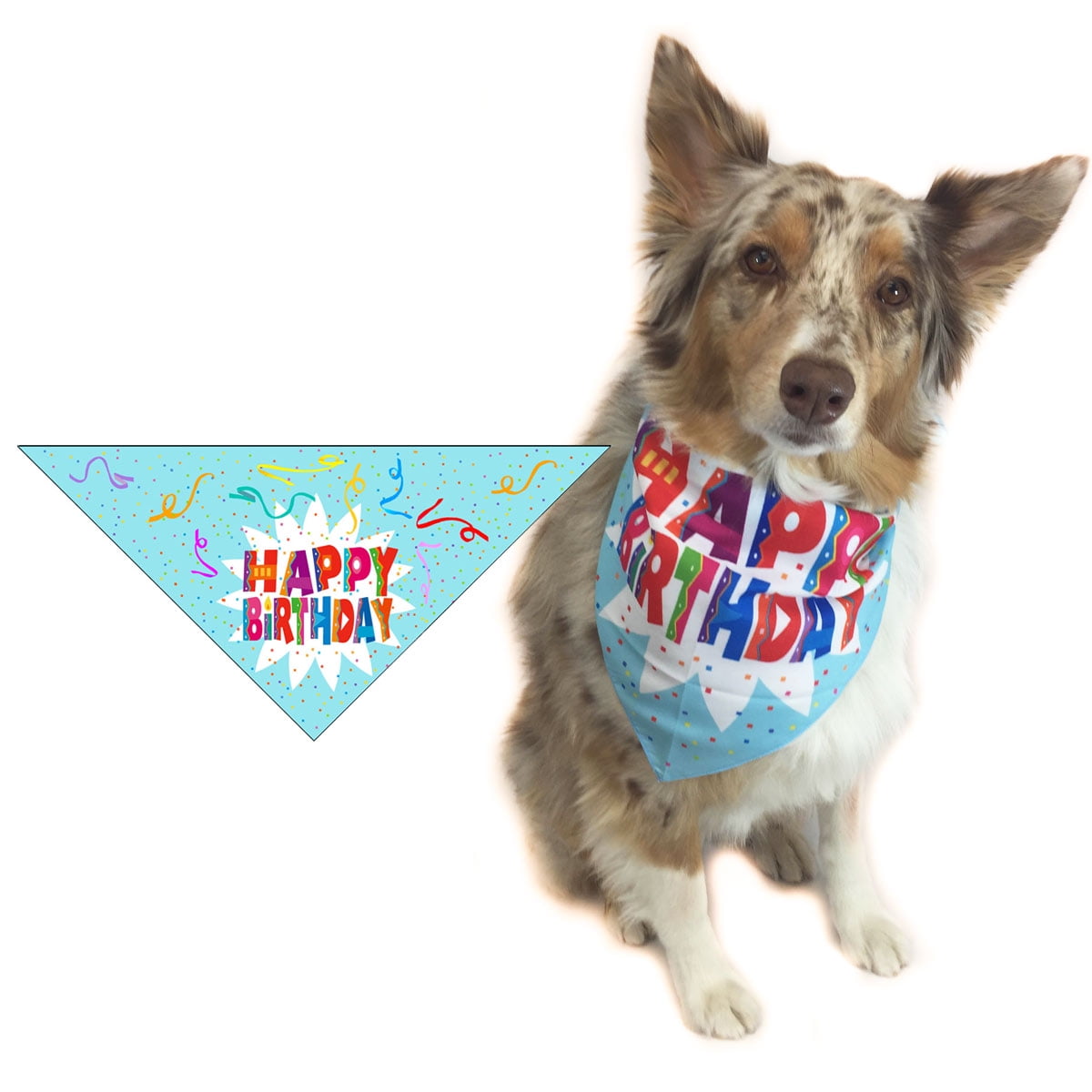 Happy Birthday BandanaMale or FemaleDog or PuppyPerfect Canine Gift