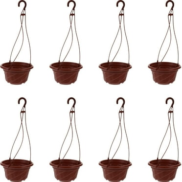 8pcs Hanging Planter Outdoor Indoor Hanging Plant Pot Flower Basket Hanging Flower Pot