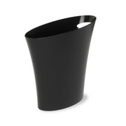 Umbra 2 gal Skinny Sleek & Stylish Bathroom Trash Can, Black