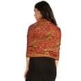 thumbnail image 2 of Sakkas Double Layer Jacquard Paisley Pashmina Shawl / Wrap / Stole - Black - One Size, 2 of 5