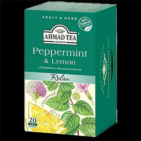 UPC 054881000024 product image for Ahmad Herbal Tea - Peppermint Lemon Tea 20 Bags - 30g | upcitemdb.com
