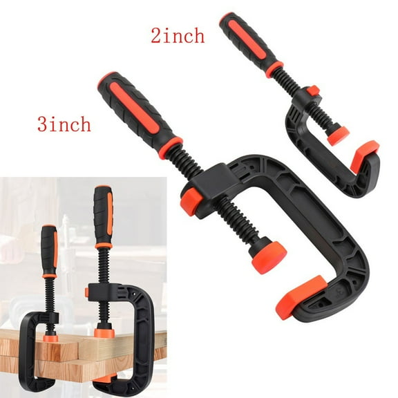 Plastic G Type Strong Clamp For Woodworking Device Quick Release Diy Carpentry 2Inch Fangkenuo
