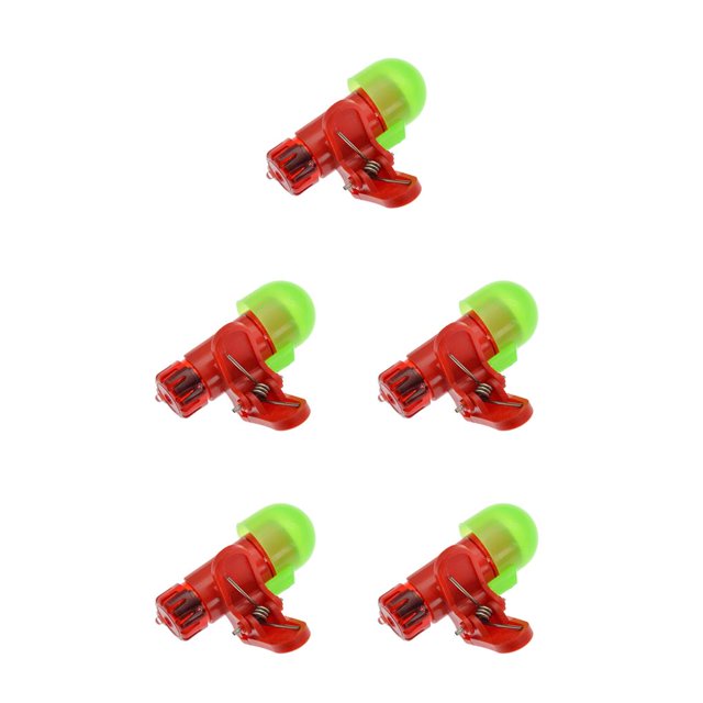 Sonducket Flotadores de pescado Servicio de larga duración Herramientas de pesca Alarma Luz LED Campana fuerte Modelos variados Varilla brillante Mordida rote Fischbar 5piezas Sonducket CBP196595