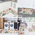thumbnail image 5 of Pioneer Flower Floral Print Pattern Kitchen Rugs Sets Of 2,Anti Fatigue Kitchen Mat Rugs Non Slip Washable,Decorative Kitchen Floor Mats for Kitchen,Sink,Laundry,17"x30"+17"x47", 5 of 7