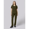 thumbnail image 2 of Scrubstar Performance Women’s Shaped Antimicrobial Mesh Panel V-Neck Scrub Top, Sizes XS–3XL, 2 of 9
