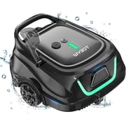 Restored WYBOT A1 Cordless Robotic Pool Cleaner, Automatic Pool Vacuum for Above Ground Pools with 120 Mins, Double Filters, LED Indicator, Charge in 2.5H, 4 Cleaning Modes,B Grade