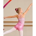 thumbnail image 3 of Aideaone Gymnastics Leotards for Girls Shiny outfits with Shorts Hair Scrunchie 5-10Y, 3 of 6