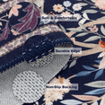 thumbnail image 4 of (2 pack) MJIAexp 2'x8' Boho Floral Runner Rug,Non Slip Washable Floral Hallway Runner Rug with Rubber Backing, Low Pile Faux Wool Carpet for Kitchen, Laundry, Bedroom, Entrance, 4 of 8