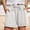 White, variant on Byworldtasic Womens Sweat Shorts Casual Summer Short Loose Drawstring Lounge Running Athletic Shorts with Pockets