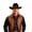 Black, variant on Mens UPF 50+ Sun Protection Hat Cowboy Hat Fedora Outdoor Lightweight Hat