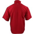 thumbnail image 2 of SHOEBACCA Mens Free Swing Peached Short Sleeve HalfZip Pullover, 2 of 2