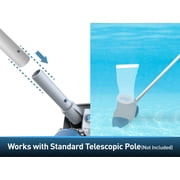 KOKIDO Heavy-Duty Rechargeable Cordless Pool Leaf Vacuum, Large Capacity Standard and Fine Filter Bags, Commercial Power, Inground and Above Ground Pools, XTROVAC 910