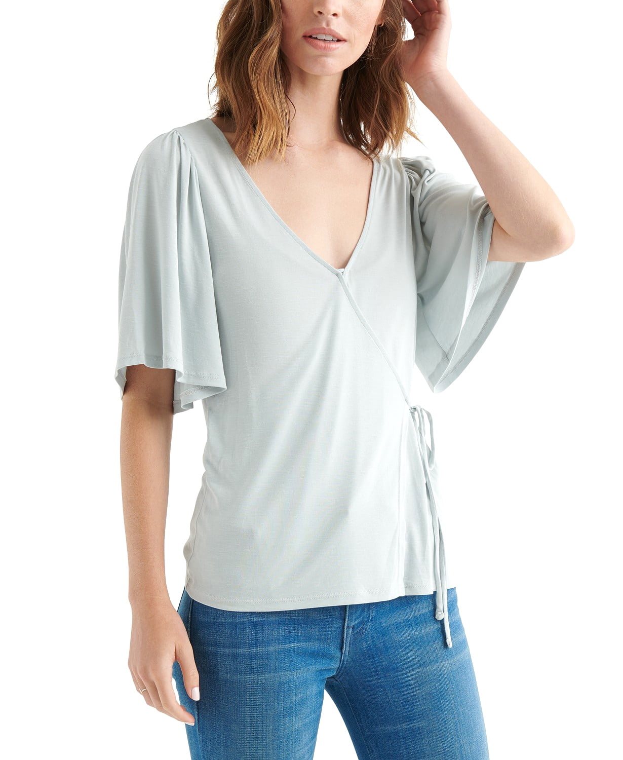 lucky brand wrap top