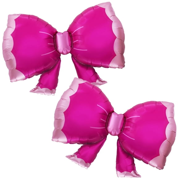 Globos de aluminio Elaliyi Bow Rose, 36,2 x 24 pulgadas, 2 piezas, para fiestas