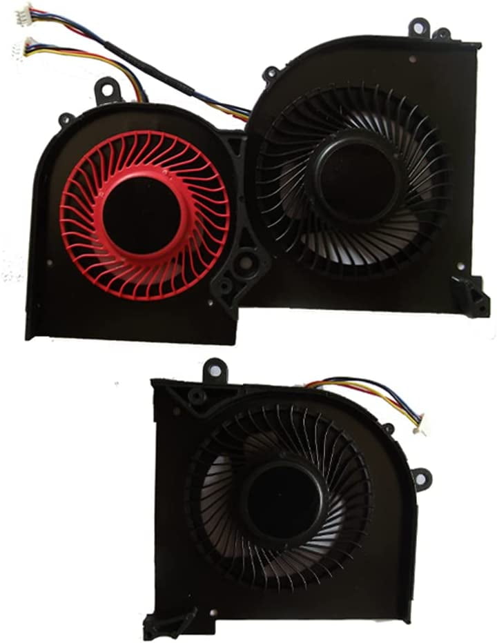 Fan Replacement for MSI GS65VR GS6516Q2CPUCW 16Q2GPUCW CPU Fan + Gpu Fan