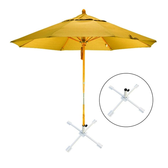 DYNWAVECA Beach Umbrella Stand Base Foldable Deck Outside Parasol Base Holder Outdoor Parasol Support for Fishing Yard Lawn Market Pool