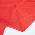 thumbnail image 6 of BalsaCircle 120" Red Accordion Crinkle Taffeta Round Tablecloth Decoration, 6 of 8