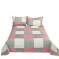 thumbnail image 3 of Juego de cama de tres piezas, sábana + funda de almohada, sábana de tres piezas, sarga, lijado, multiespecificación., 3 of 6