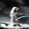 thumbnail image 2 of WHAMVOX Statue d'Astronaute en Résine Lot de 1 Style Nordique Moderne pour Décoration Intérieure, 2 of 7