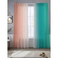 thumbnail image 5 of Sheer Curtains 108 Inches Long, Light Filtering Window Curtains for Living Room/Bedroom, Rod Pocket Voile Sheer Curtain Drapes, 52"W x 108"L, 2 Panels, 5 of 8