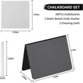 thumbnail image 2 of 20 Pack 4"x3"Mini Chalkboard Signs for Chalk Sign for Food - Party - Buffet - Table Sign Chalkboard - Wedding - Bakery - Small Chalkboard Sign - Mini Chalkboard Signs for Food, 2 of 6