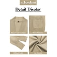 thumbnail image 3 of a.Jesdani Women's Cardigan Classic Casual Lightweight Knit Cardigan Sweaters with Pockets Camel Heather L, 3 of 14