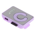 thumbnail image 4 of El reproductor de música MP3 USB con clip de espejo de moda admite tarjeta 8GBTF para ejercicio Púrpura, 4 of 8