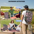 thumbnail image 4 of Travel Cooler Bag - Pioneer Flower Camping Beer Cooler Backpack with Bottle Opener- Waterproof Insulated Picnic Backpacks - Cooler Bag for Beach, 4 of 6