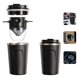 thumbnail image 3 of Toystoory Juego de cafetera de mano Taza de café con aislamiento de acero inoxidable antideslizante Mantenga la taza de goteo caliente Aparato de café al Juegos de servir café y té Negro Toystoory HA027498-02, 3 of 6