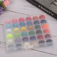 thumbnail image 4 of Colorful Sewing Threads with Plastic Bobbins with Clear Storage Plastic Box for Home Embroidery, 4 of 7