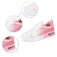 thumbnail image 5 of Lusa 2026 Spring Sport Running Shoes for Women Fashion Gradient Color Elastic Air Platform Sneakers Lightweight Breathable Mesh Lace up Sneakers for Walking Tennis Wear Pink 36, 5 of 7