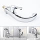 thumbnail image 1 of Chrome Wash Basin Sink Faucet Single Handle Single Hole Cold Water Bathroom Faucet Deck-mounted Tap Silver, 1 of 10