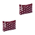 thumbnail image 2 of Guardurnaity Neceser de maquillaje, bolsa de cosméticos, monedero, organizador de lavado, resistente al agua, diseño elegante a la moda, para Vino rojo 2piezas, 2 of 6