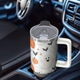 thumbnail image 5 of Halloween Tumbler 40 oz with Handle and Straw Skeleton Ghost Tumbler Spooky Halloween Gifts Insulated Travel Mug Water Bottle, 5 of 5
