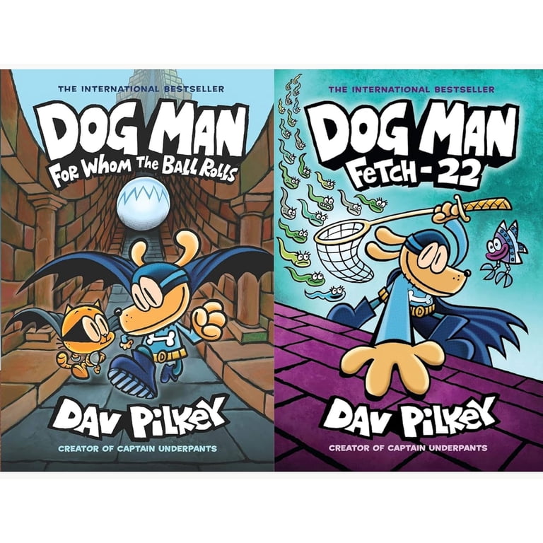 Dav Pilkey Dog Man Series – 7 Book Collection Set (Books 7–13