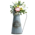 thumbnail image 2 of POINTERTECK Galvanized Metal Vase Milk Jug Mini Pitcher Decorative Vase with Handle for Home Office Garden, 2 of 8