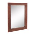 thumbnail image 3 of Stonebriar 24" x 18" Redwood Country Rustic Rectangle Wood Wall Mirror, 3 of 7