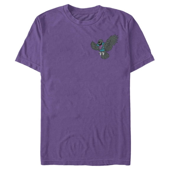 Men's Fortnite Raven Attack Chest  Graphic Tee Purple Small