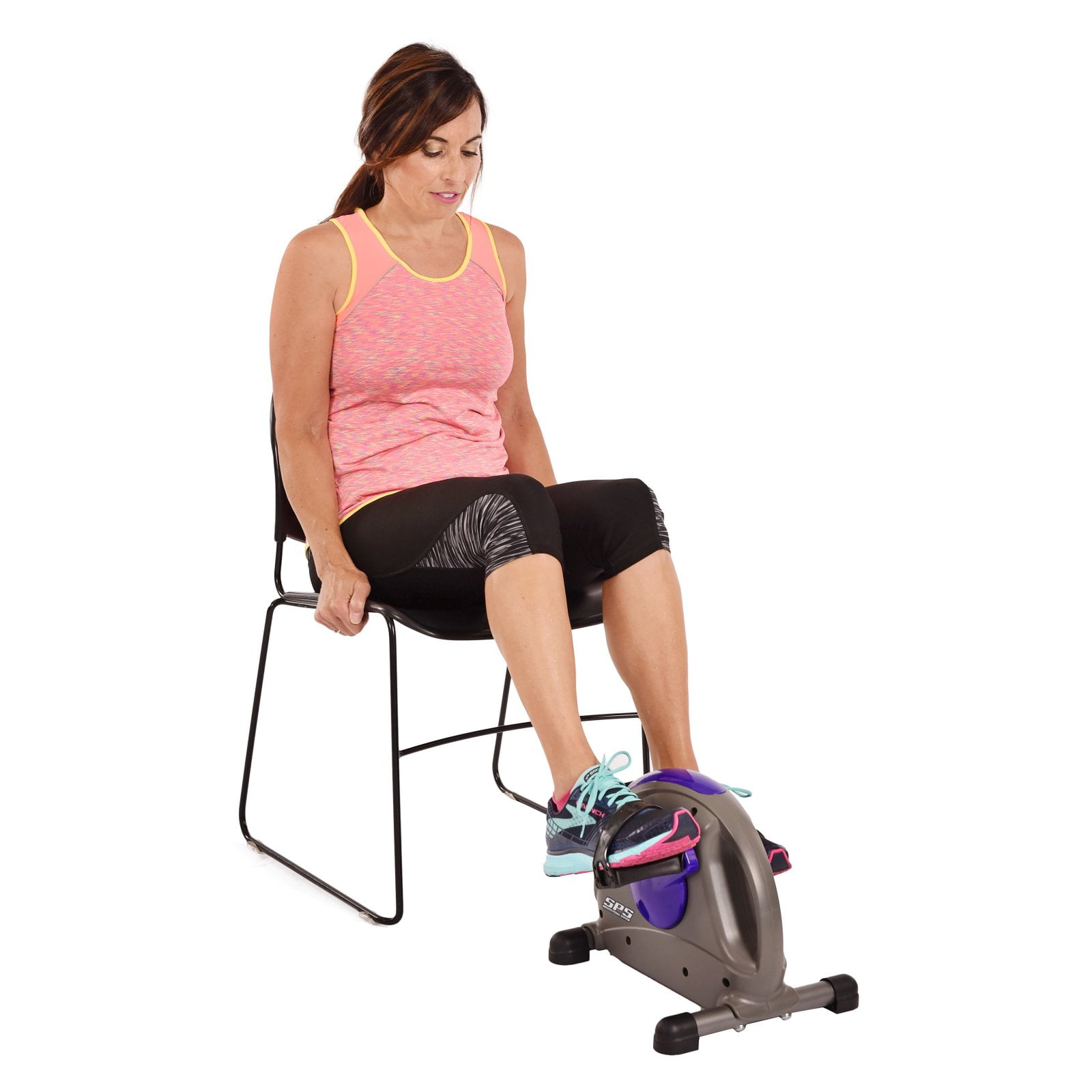 Stamina Products Mini Stationary Under Desk Exercise Bike Home/Office, Purple