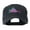 Navy, variant on USA State Flower New Hampshire Lilac Embroidered Cap - White OSFM