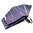 thumbnail image 6 of FORMRS Travel Umbrella Folding Auto Open Close Windproof Rain UV Protection, Purple Forest, 6 of 8