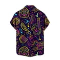 thumbnail image 5 of Awdenio Men's T-shirts Mardi Gras Button Down Shirts,St.Patricks Day Shirt,Hawaiian Holiday Shirt, 5 of 6