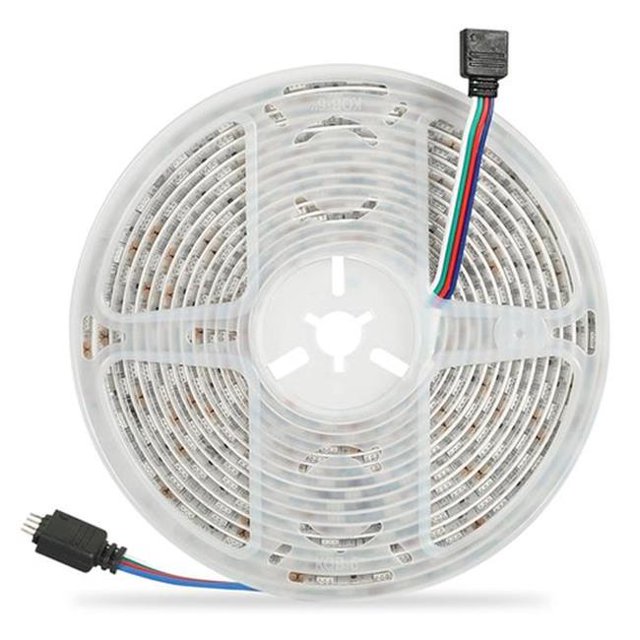 Fresh Fab Finds FFF-GPCT2106 16.4 ft. 300 LEDs RGB Color Changing Wi-Fi Smart LED Light Strip Work with Alexa Google Assistant