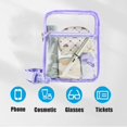 thumbnail image 4 of y Clear Crossbody Bag Stadium Approved, PVC Clear Wallet with Front Pocket for Concerts Sports Festivals, 4 of 5