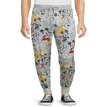 Disney Mickey and friends Men's All Over Print Poly Pant