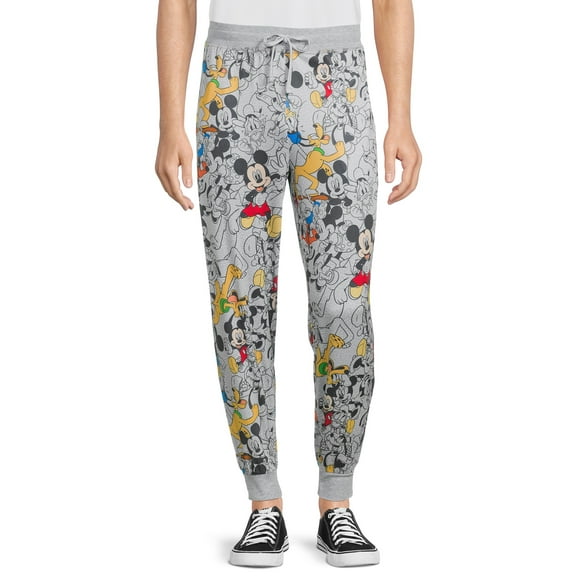 Disney Mickey and friends Men's All Over Print Poly Pant