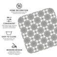 thumbnail image 3 of Honeii Retro sketch flower lines Print Leather Coaster Set of 4, Ideal for Safeguarding Your Furniture from Drinks Spills and Effortless Cleanup-Square, 3 of 6
