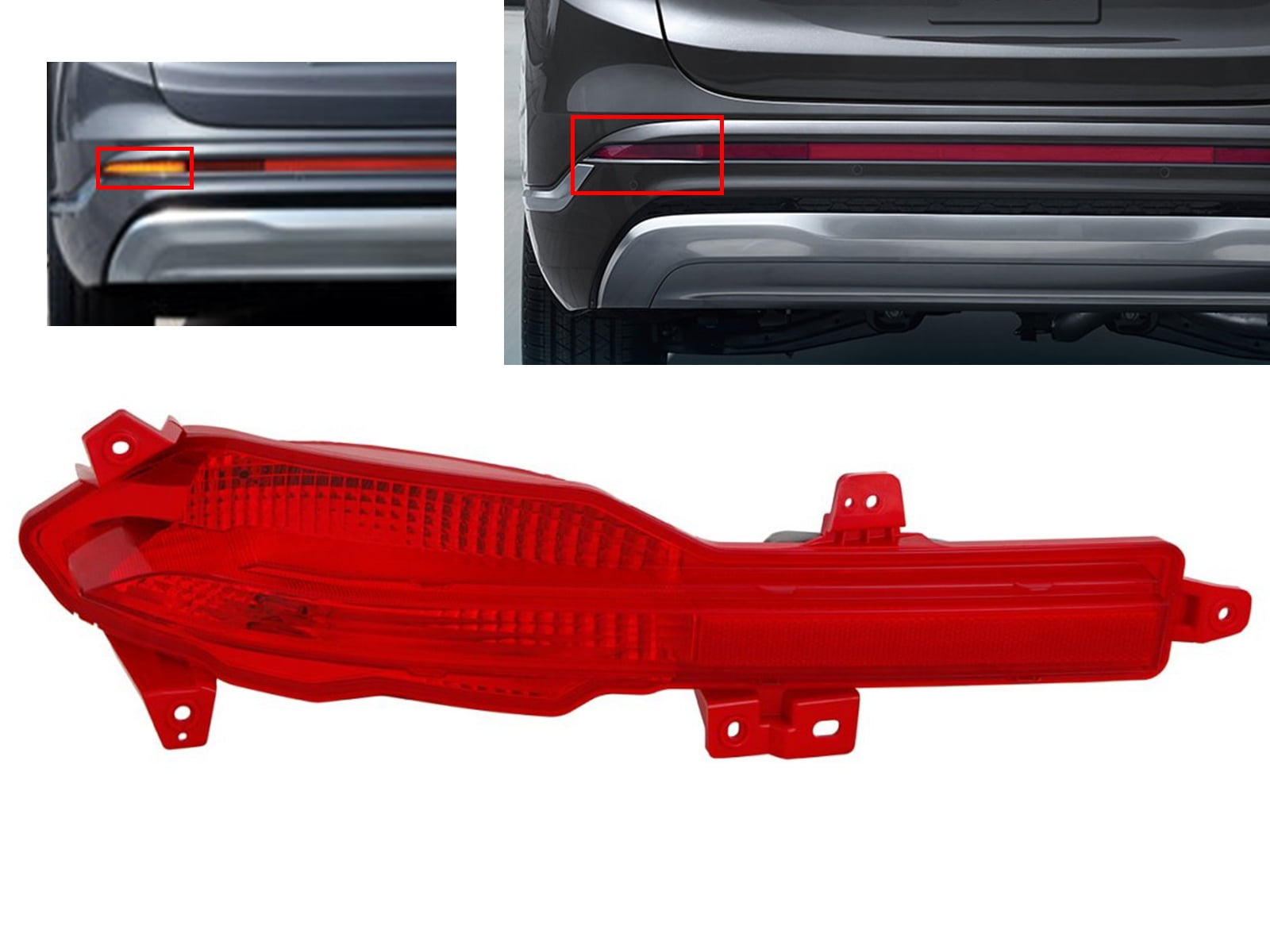 APA Replacement for Rear Bumper Reflector Signal Light 2021 2022 Santa