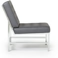 thumbnail image 3 of Studio Designs Home Ashlar Bonded Leather Accent Chair in Smoke Gray, 3 of 5