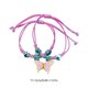 thumbnail image 3 of Pulseras magnéticas para parejas | Cuerda tejida ajustable con dije de esmalte | Símbolo de la amistad y el amor | Juego de 2 piezas multicolor, 3 of 5